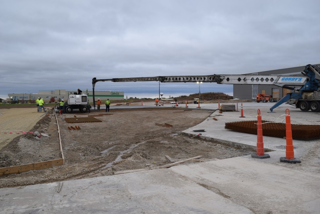 10-18-22: Final exterior concrete pour
